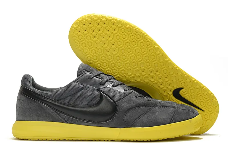 Nike Premier 2 Sala IC - Gray/Electric Yellow/Black