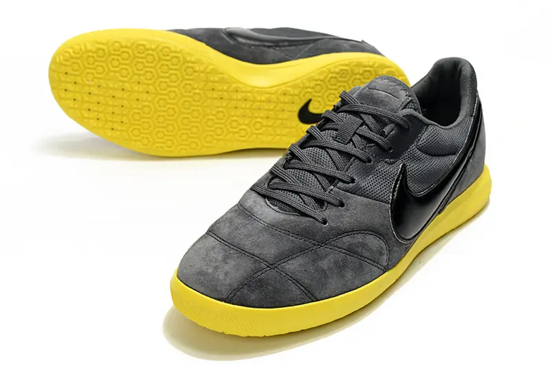 Nike Premier 2 Sala IC - Gray/Electric Yellow/Black