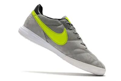 Nike Premier 2 Sala IC - Gray/Vibrant Neon Yellow/Neutral Gray