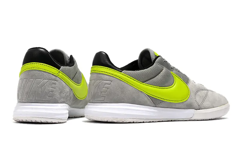 Nike Premier 2 Sala IC - Gray/Vibrant Neon Yellow/Neutral Gray