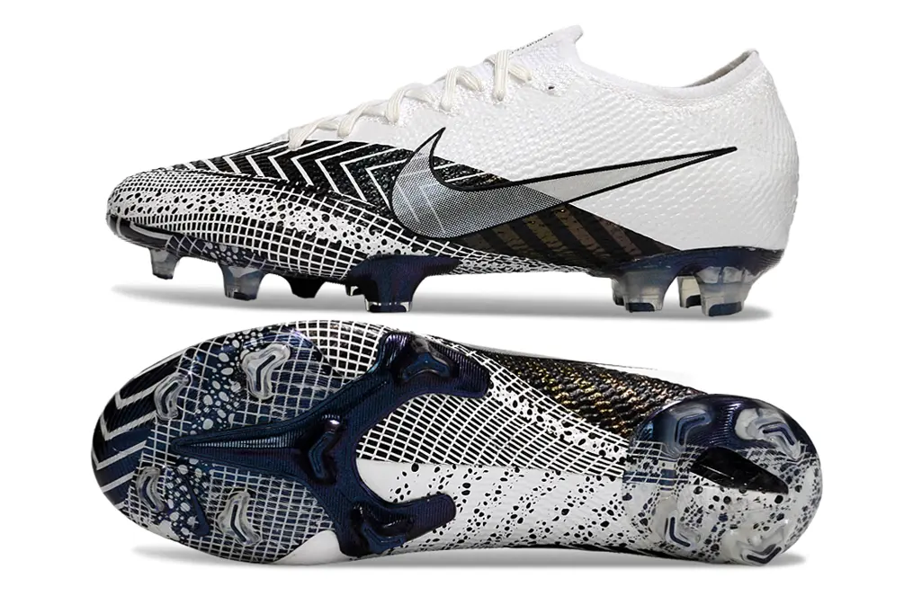 Nike Mercurial Vapor 13 Elite FG - White/Midnight Blue/Metallic Silver