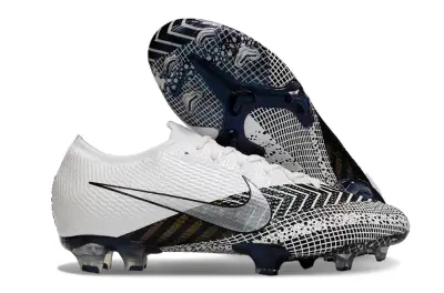 Nike Mercurial Vapor 13 Elite FG - White/Midnight Blue/Metallic Silver