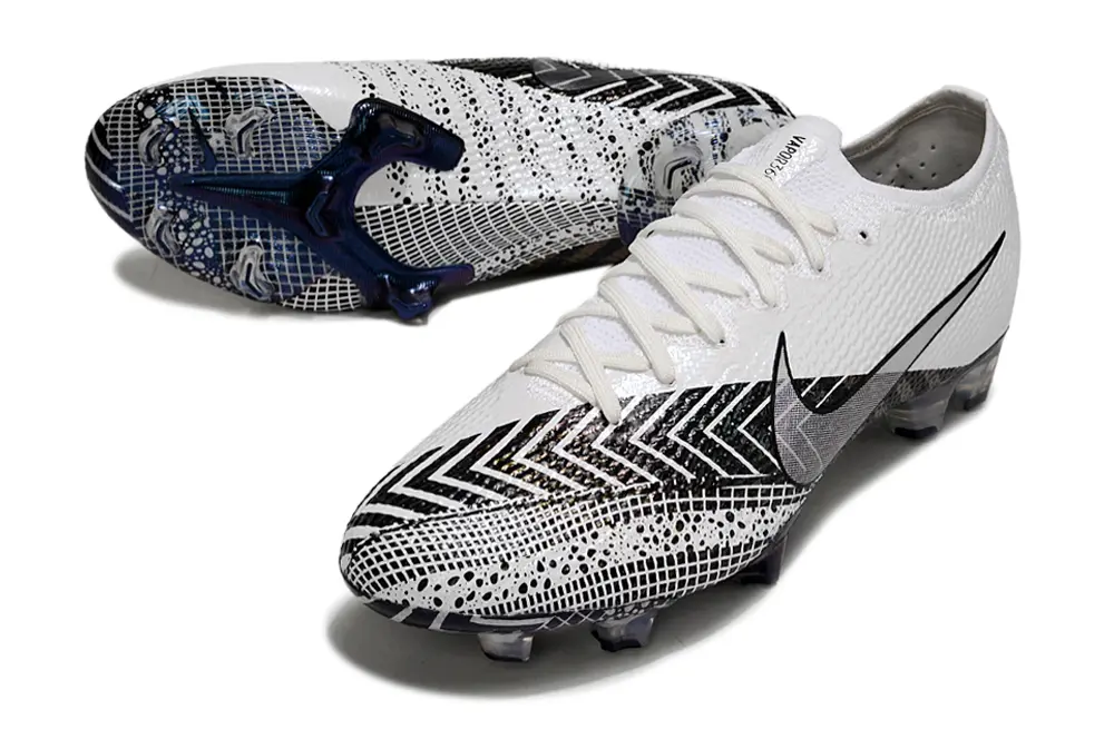 Nike Mercurial Vapor 13 Elite FG - White/Midnight Blue/Metallic Silver