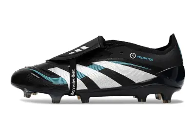 Adidas Predator 25 Elite Foldover Tongue FG - Black/Electric Blue/Silver