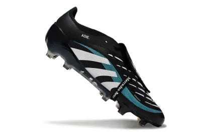 Adidas Predator 25 Elite Foldover Tongue FG - Black/Electric Blue/Silver