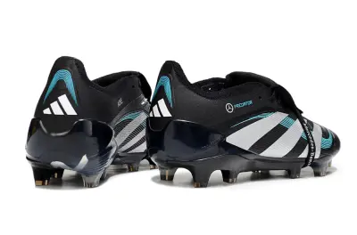 Adidas Predator 25 Elite Foldover Tongue FG - Black/Electric Blue/Silver