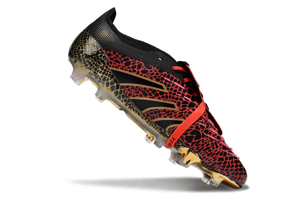 Adidas Predator 25 Elite Foldover Tongue FG - Red/Black/Gold