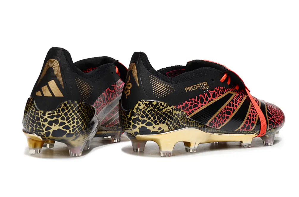 Adidas Predator 25 Elite Foldover Tongue FG - Red/Black/Gold