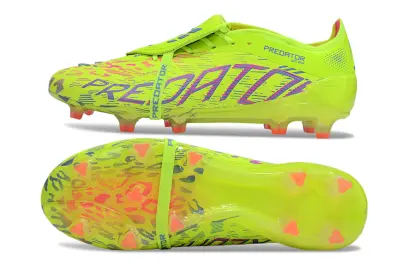 Adidas Predator 25 Elite Foldover Tongue FG - Yellow/Neon Green/Fuchsia Pink