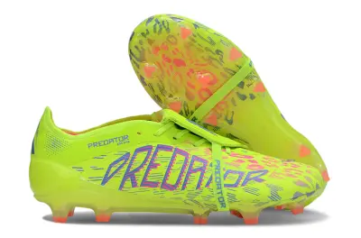 Adidas Predator 25 Elite Foldover Tongue FG - Yellow/Neon Green/Fuchsia Pink