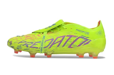 Adidas Predator 25 Elite Foldover Tongue FG - Yellow/Neon Green/Fuchsia Pink