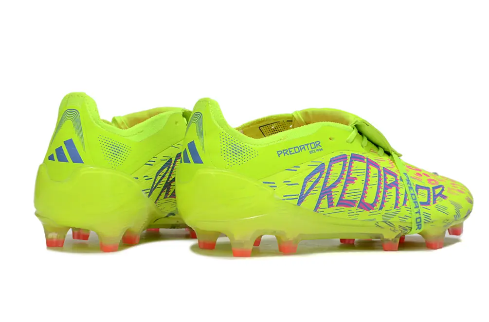 Adidas Predator 25 Elite Foldover Tongue FG - Yellow/Neon Green/Fuchsia Pink