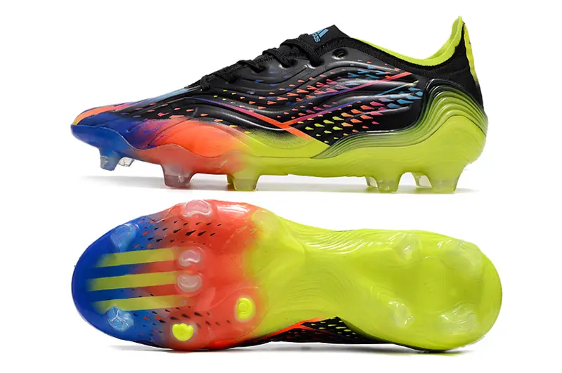 Adidas Copa Sense.1 FG - Black/Neon Green/Rainbow Gradient
