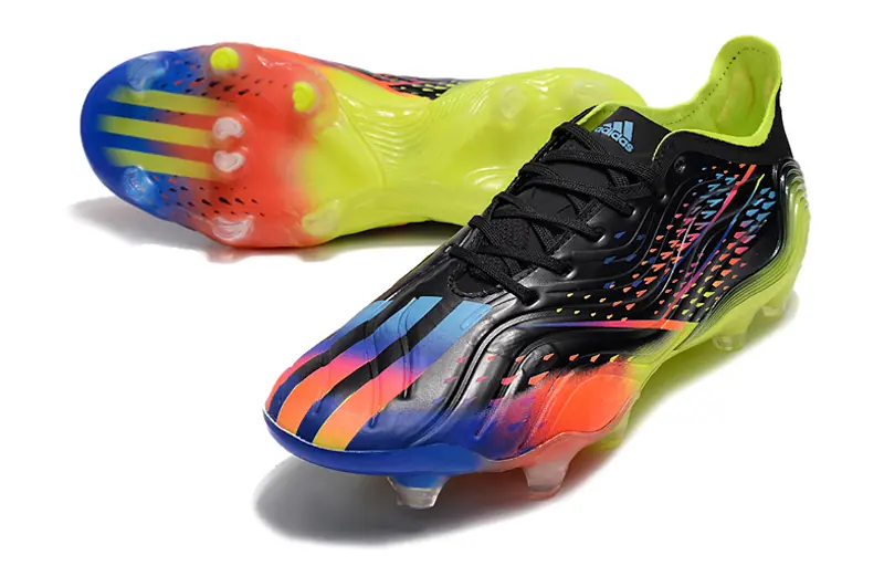 Adidas Copa Sense.1 FG - Black/Neon Green/Rainbow Gradient