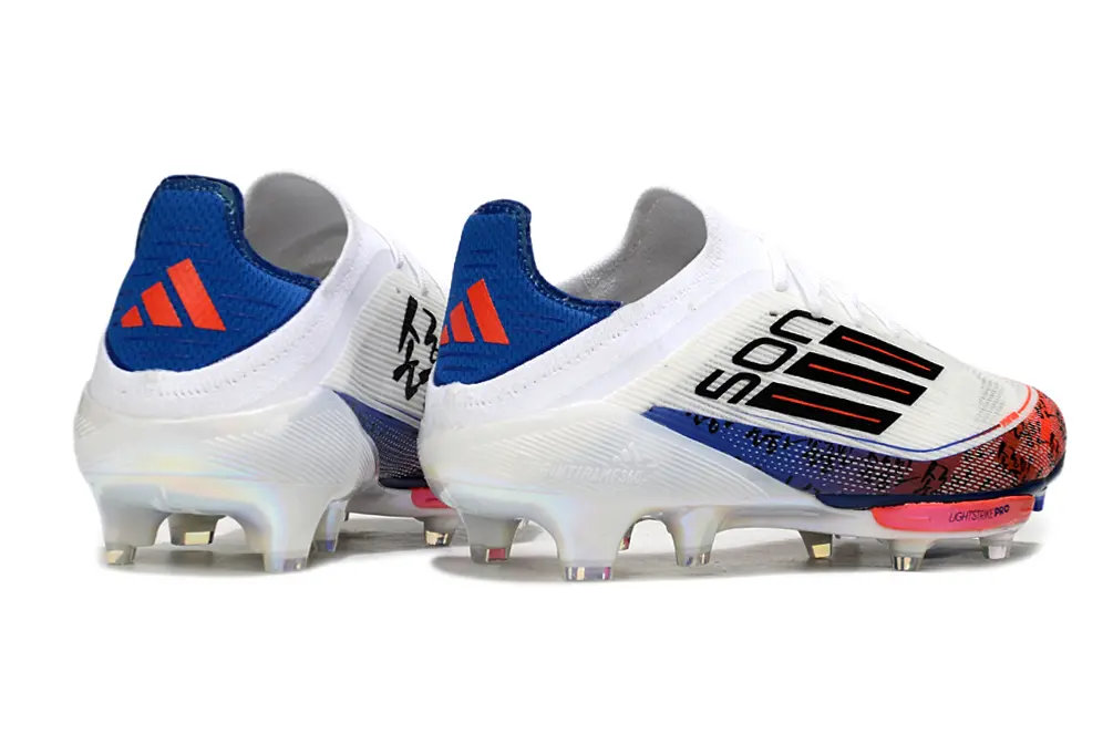 Son x Adidas F50+ Lightstrike Pro FG - White/Fiery Red/Deep Blue