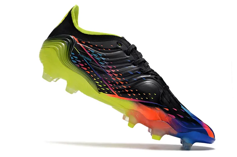 Adidas Copa Sense.1 FG - Black/Neon Green/Rainbow Gradient
