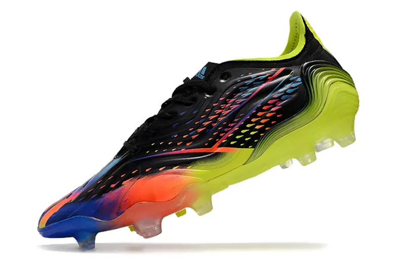 Adidas Copa Sense.1 FG - Black/Neon Green/Rainbow Gradient