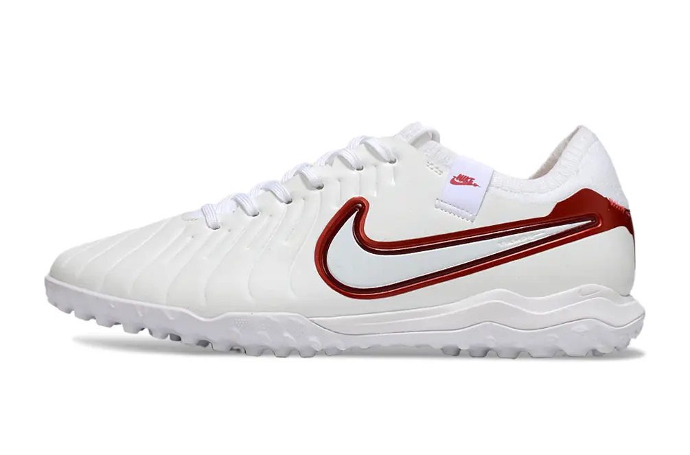 Nike Tiempo Legend 10 Pro TF - White/Crimson Red/Classic White