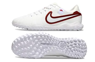 Nike Tiempo Legend 10 Academy TF - White/Crimson Red/Classic White