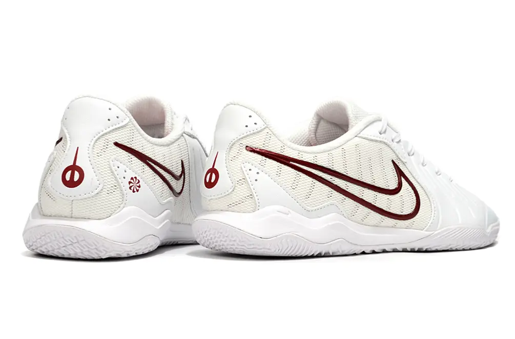 Nike Tiempo Legend 10 Academy IC - White/Creamy White/Burgundy Red