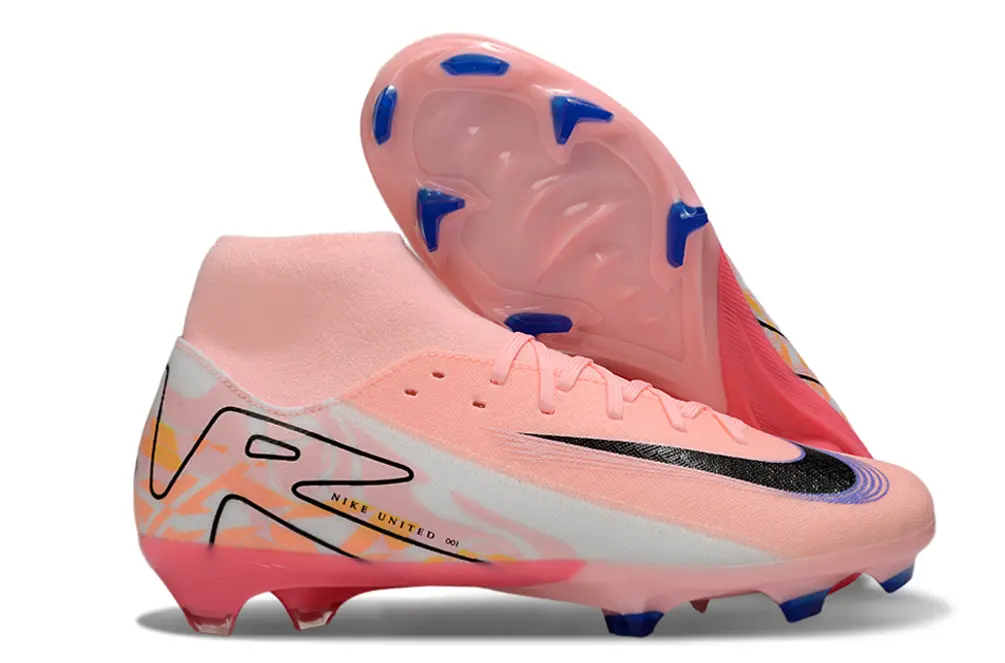 Nike Air Zoom Mercurial Superfly 10 Academy FG - Pink/Soft Pink/Black Blue