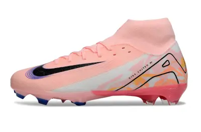 Nike Air Zoom Mercurial Superfly 10 Academy FG - Pink/Soft Pink/Black Blue