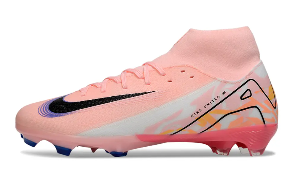Nike Air Zoom Mercurial Superfly 10 Academy FG - Pink/Soft Pink/Black Blue
