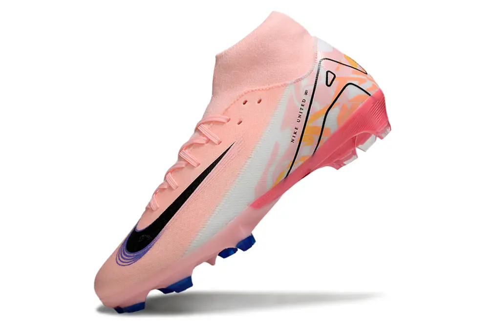 Nike Air Zoom Mercurial Superfly 10 Academy FG - Pink/Soft Pink/Black Blue