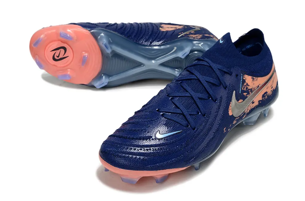 Nike Phantom GX 2 Elite FG - Navy/Coral Mist/Icy Blue