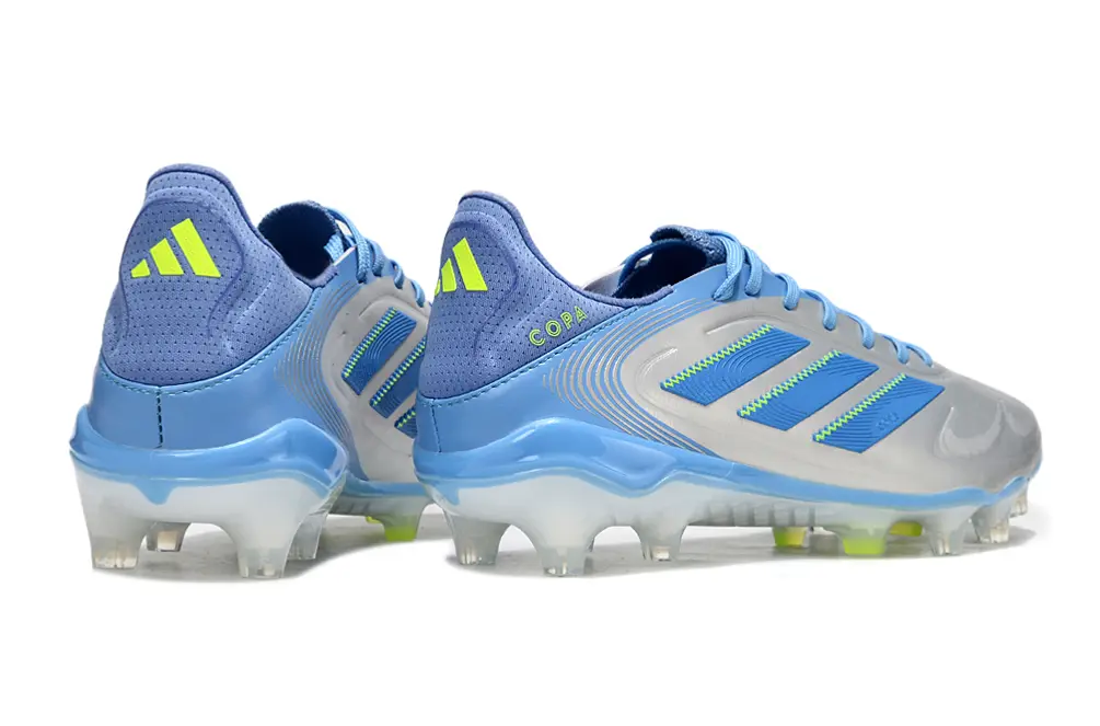 Adidas Copa Pure 3 Elite FG - Silver/Sky Blue/Lime Green