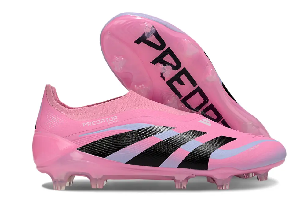 Adidas Predator 25 Elite Laceless FG - Pink/Soft Lavender/Black