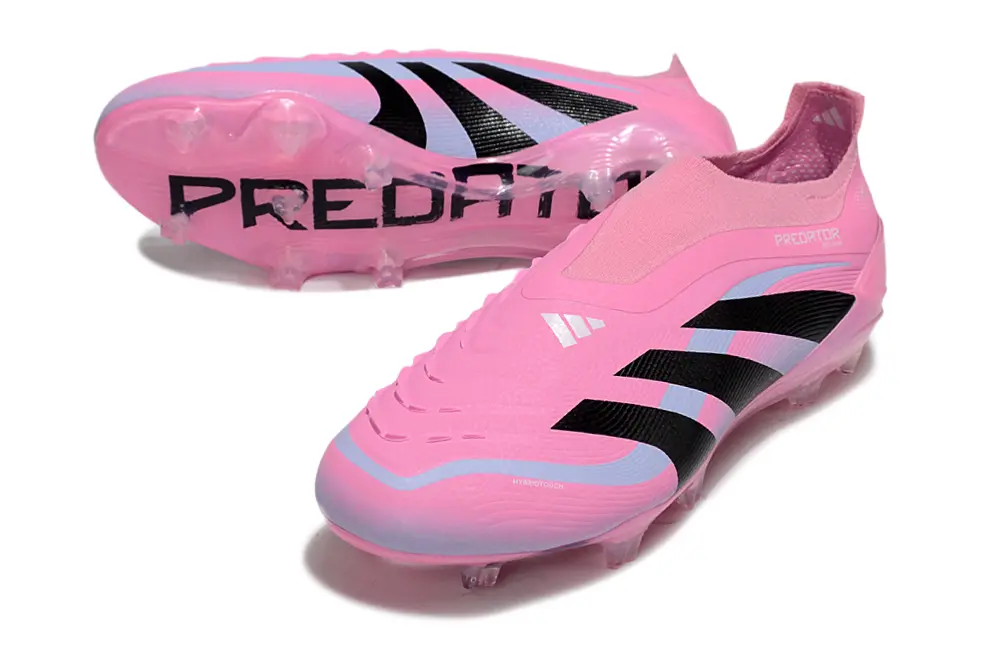 Adidas Predator 25 Elite Laceless FG - Pink/Soft Lavender/Black