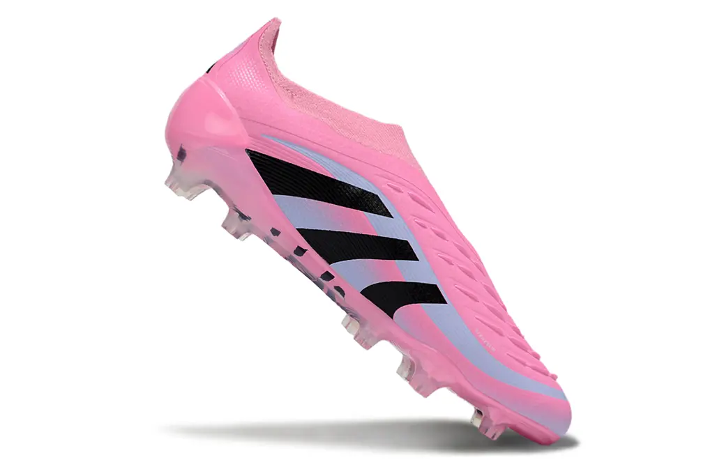 Adidas Predator 25 Elite Laceless FG - Pink/Soft Lavender/Black