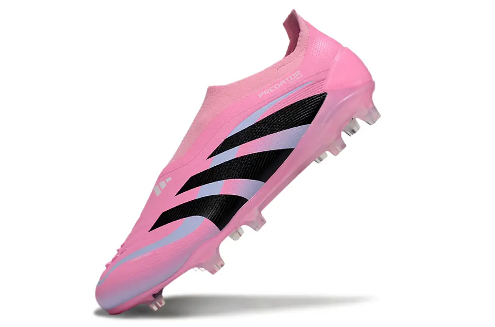 Adidas Predator 25 Elite Laceless FG - Pink/Soft Lavender/Black