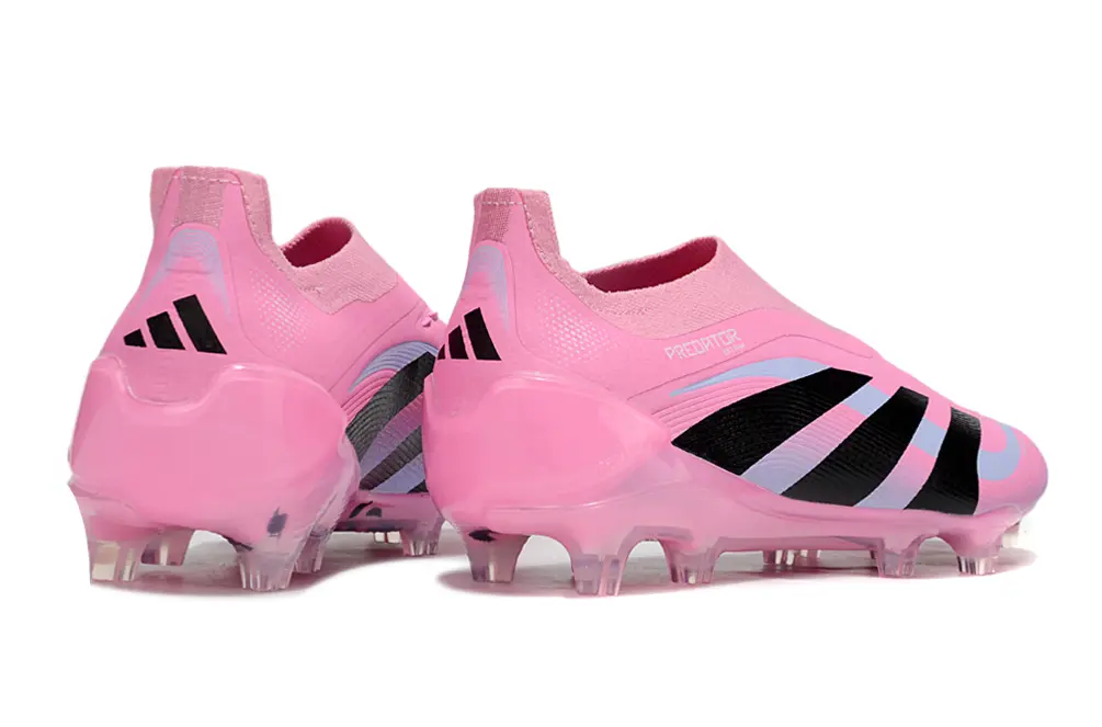 Adidas Predator 25 Elite Laceless FG - Pink/Soft Lavender/Black