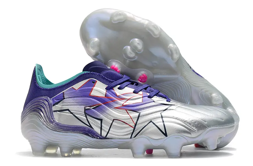 Adidas Copa Sense.1 FG - Silver/Vibrant Purple/Teal Blue