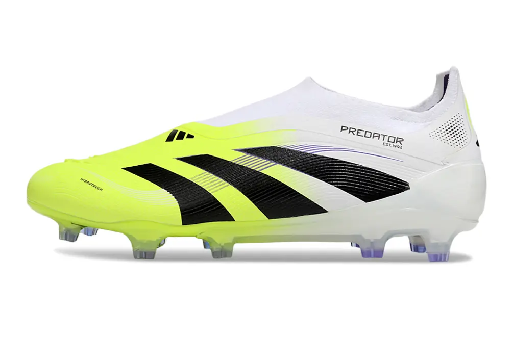 Adidas Predator 25 Elite Laceless FG - Yellow/Electric Yellow/Black
