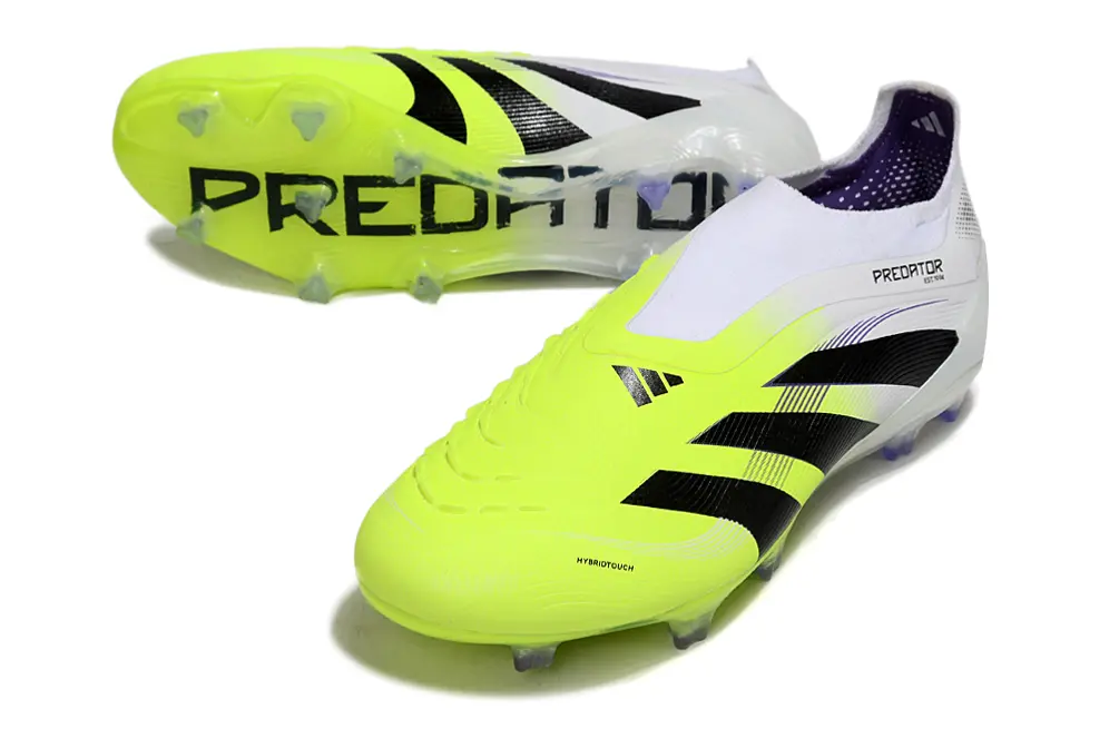 Adidas Predator 25 Elite Laceless FG - Yellow/Electric Yellow/Black