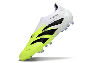Adidas Predator 25 Elite Laceless FG - Yellow/Electric Yellow/Black
