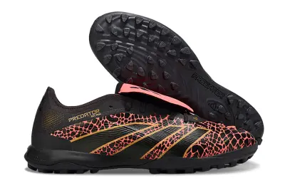 Adidas Predator Elite Foldover Tongue TF - Black/Crimson Red/Gold Metallic