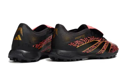 Adidas Predator Elite Foldover Tongue TF - Black/Crimson Red/Gold Metallic