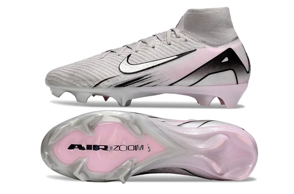 Nike Air Zoom Mercurial Superfly 10 Elite FG - Gray/Pink Frost/Black Burst