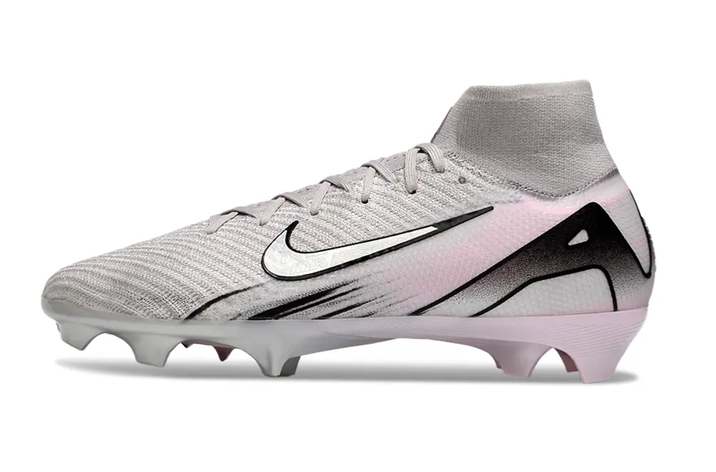 Nike Air Zoom Mercurial Superfly 10 Elite FG - Gray/Pink Frost/Black Burst