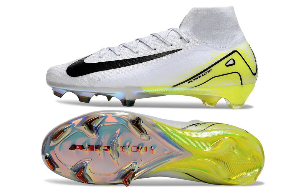 Nike Air Zoom Mercurial Superfly 10 Elite FG - White/Vibrant Yellow/Black