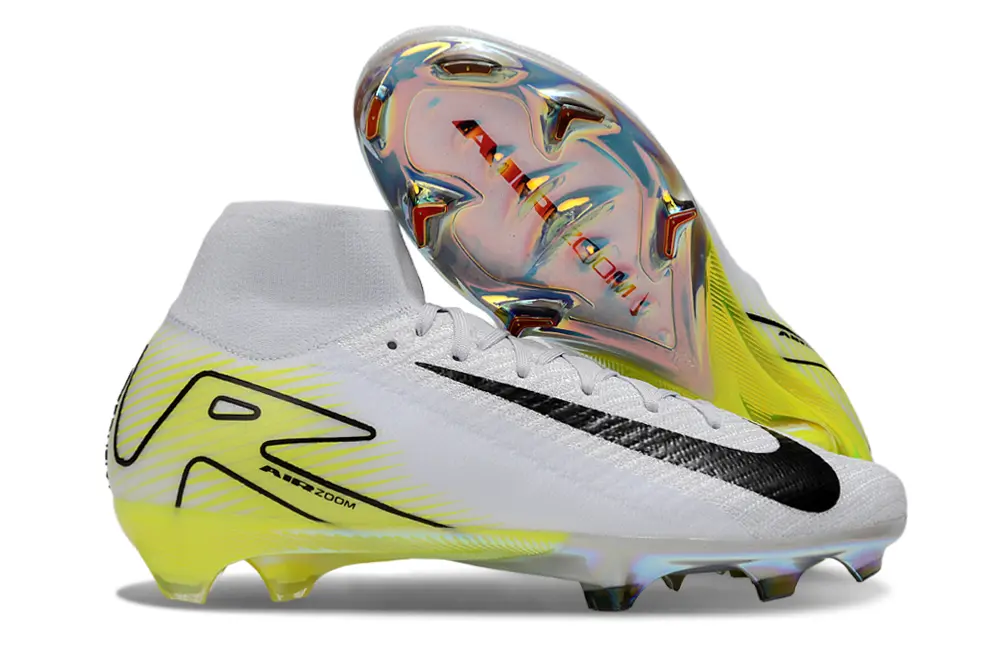 Nike Air Zoom Mercurial Superfly 10 Elite FG - White/Vibrant Yellow/Black