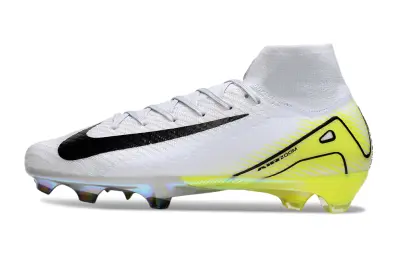 Nike Air Zoom Mercurial Superfly 10 Elite FG - White/Vibrant Yellow/Black