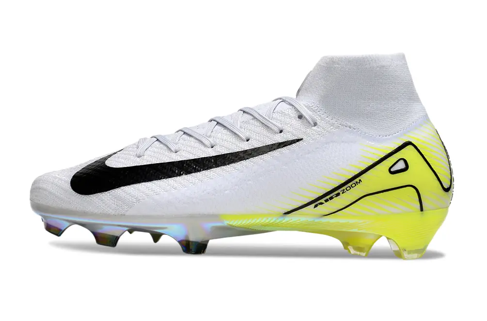 Nike Air Zoom Mercurial Superfly 10 Elite FG - White/Vibrant Yellow/Black