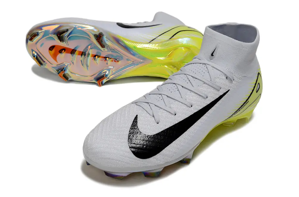 Nike Air Zoom Mercurial Superfly 10 Elite FG - White/Vibrant Yellow/Black
