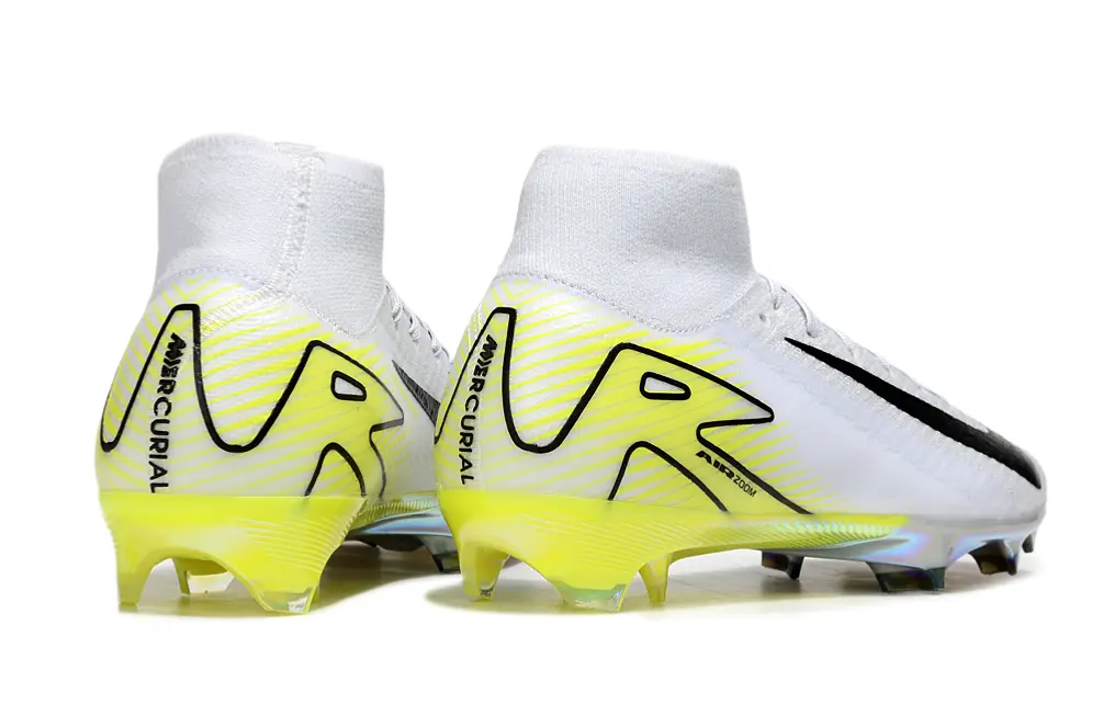 Nike Air Zoom Mercurial Superfly 10 Elite FG - White/Vibrant Yellow/Black