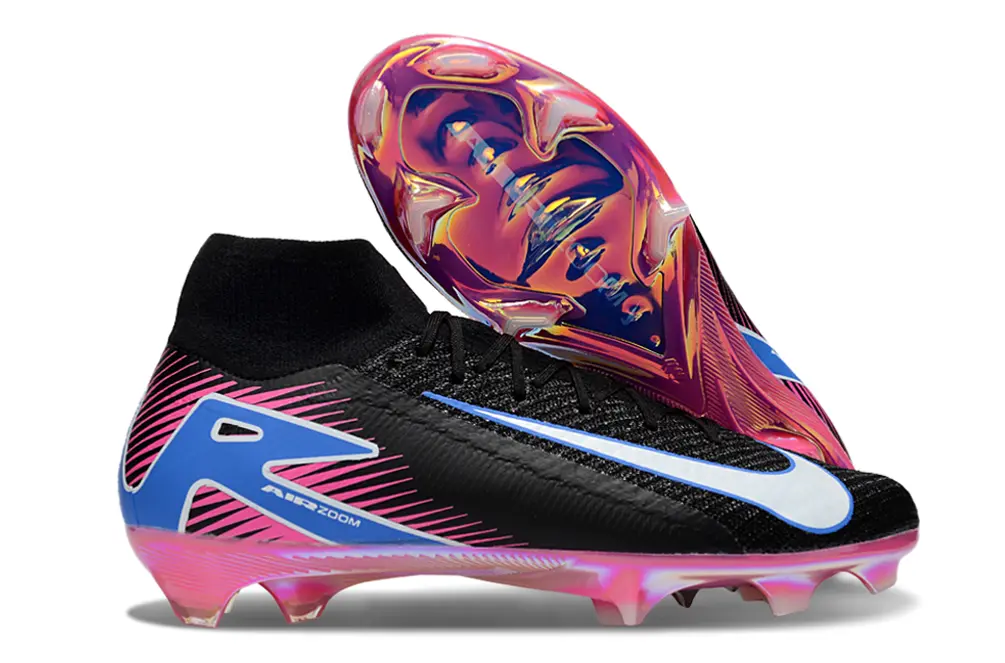 Nike Air Zoom Mercurial Superfly 10 Elite FG - Black/Neon Pink/Electric Blue